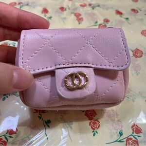 Elegant Pink Quilted Women's Bag